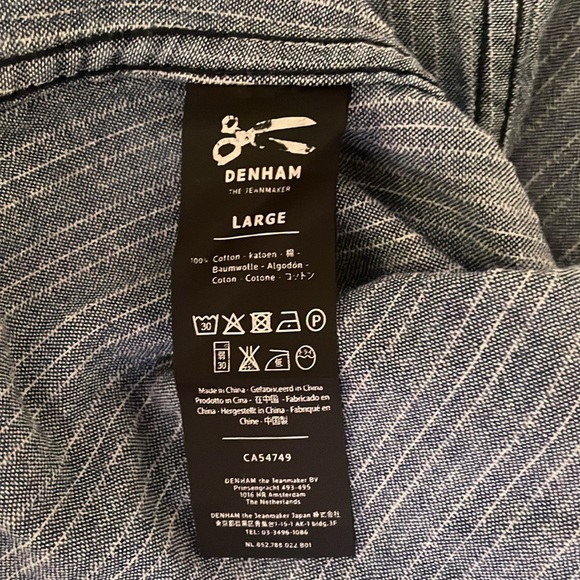 Denham denim plaid shirt - Picture 6 of 6